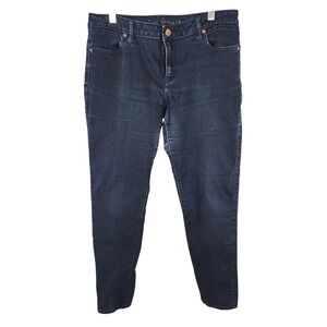 Simply Vera Vera Wang Stretch Skinny Jeans Size 10 Dark Wash